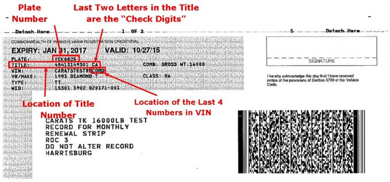 A Current Vehicle Registration Expires At - VEHICLE UOI